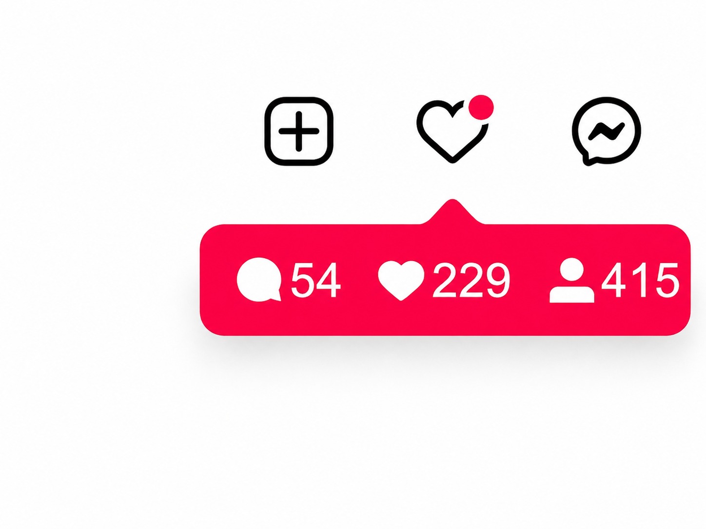 Figurinha de engajamento nas redes sociais
